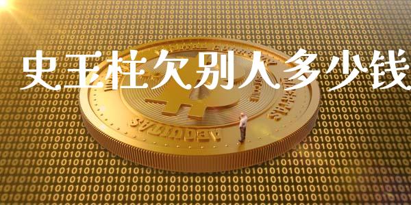 史玉柱欠别人多少钱_https://m.fsyjjx.cn_期货如何开户_第1张