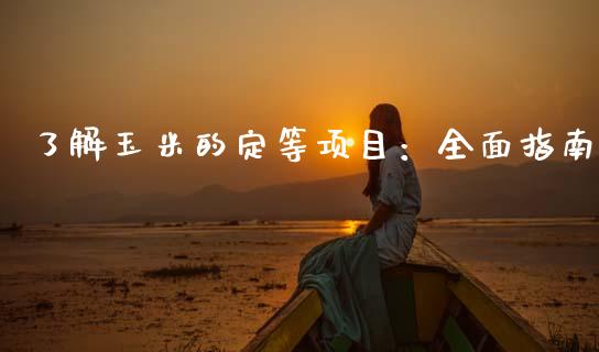 了解玉米的定等项目：全面指南_https://m.fsyjjx.cn_期货保证金_第1张