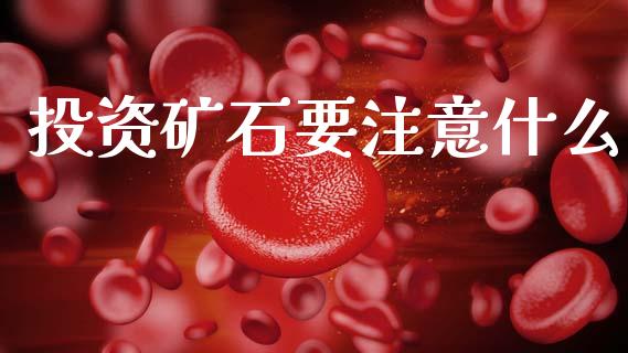投资矿石要注意什么_https://m.fsyjjx.cn_期货保证金计算_第1张