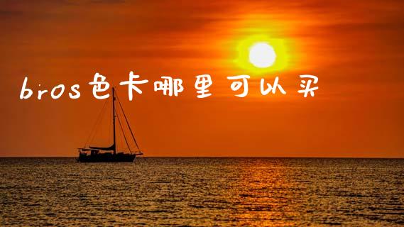 bros色卡哪里可以买_https://m.fsyjjx.cn_期货如何开户_第1张