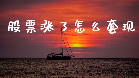 股票涨了怎么套现_https://m.fsyjjx.cn_期货保证金计算_第1张