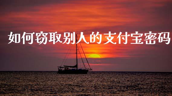 如何窃取别人的支付宝密码_https://m.fsyjjx.cn_期货保证金_第1张