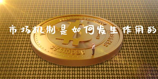 市场机制是如何发生作用的_https://m.fsyjjx.cn_期货保证金_第1张