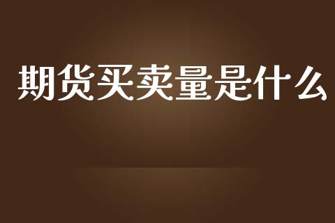 期货买卖量是什么_期货保证金计算_第1张_期货如何开户_期货保证金_期货保证金计算_股指期货保证金 期货买卖量是什么_https://m.fsyjjx.cn_期货保证金计算_第1张