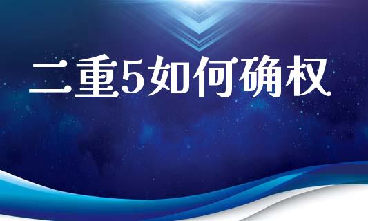 二重5如何确权_https://m.fsyjjx.cn_股指期货保证金_第1张