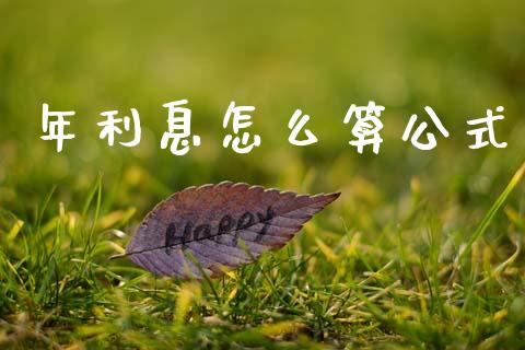 年利息怎么算公式_https://m.fsyjjx.cn_股指期货保证金_第1张