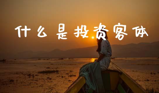 什么是投资客体_https://m.fsyjjx.cn_期货保证金计算_第1张