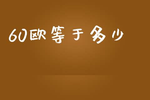 60欧等于多少_https://m.fsyjjx.cn_期货保证金计算_第1张