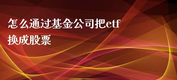 怎么通过基金公司把etf换成股票_https://m.fsyjjx.cn_期货保证金计算_第1张