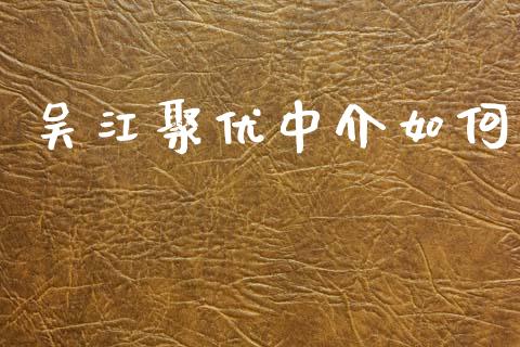 吴江聚优中介如何_https://m.fsyjjx.cn_股指期货保证金_第1张