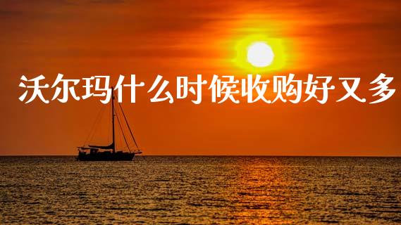 沃尔玛什么时候收购好又多_https://m.fsyjjx.cn_期货如何开户_第1张