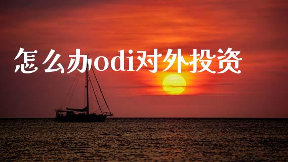 怎么办odi对外投资_https://m.fsyjjx.cn_股指期货保证金_第1张