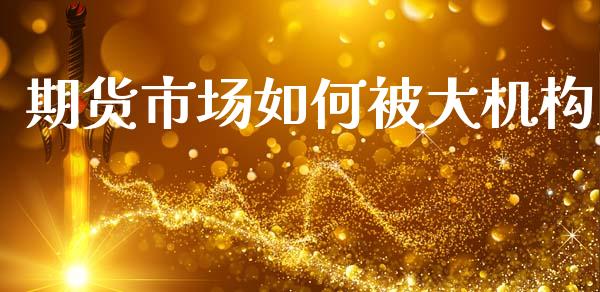 期货市场如何被大机构_https://m.fsyjjx.cn_股指期货保证金_第1张