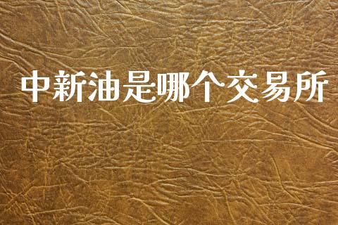 中新油是哪个交易所_https://m.fsyjjx.cn_期货保证金计算_第1张