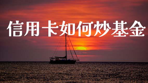 信用卡如何炒基金_https://m.fsyjjx.cn_未分类_第1张
