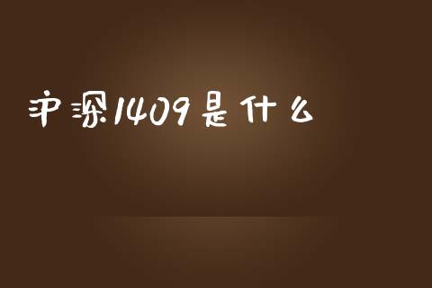 沪深1409是什么_https://m.fsyjjx.cn_期货如何开户_第1张