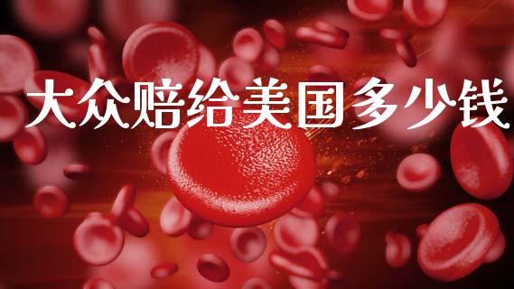 大众赔给美国多少钱_https://m.fsyjjx.cn_期货如何开户_第1张