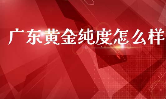 广东黄金纯度怎么样_https://m.fsyjjx.cn_期货如何开户_第1张