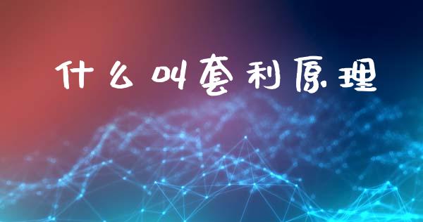 什么叫套利原理_https://m.fsyjjx.cn_股指期货保证金_第1张