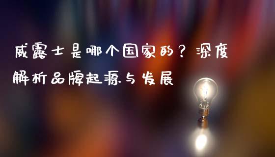威露士是哪个国家的？深度解析品牌起源与发展_https://m.fsyjjx.cn_股指期货保证金_第1张
