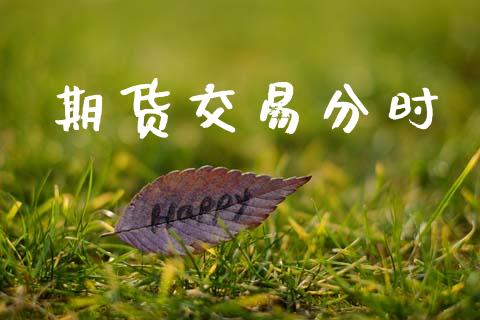 期货交易分时_https://m.fsyjjx.cn_期货如何开户_第1张