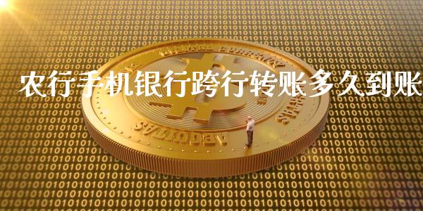农行手机银行跨行转账多久到账_https://m.fsyjjx.cn_期货保证金_第1张