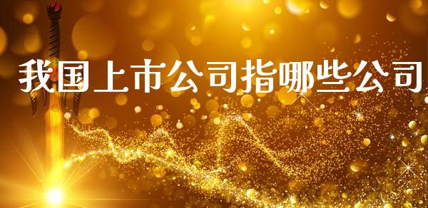 我国上市公司指哪些公司_https://m.fsyjjx.cn_期货保证金_第1张
