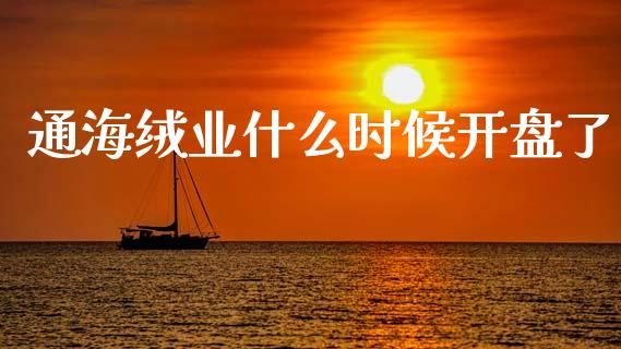 通海绒业什么时候开盘了_https://m.fsyjjx.cn_期货如何开户_第1张