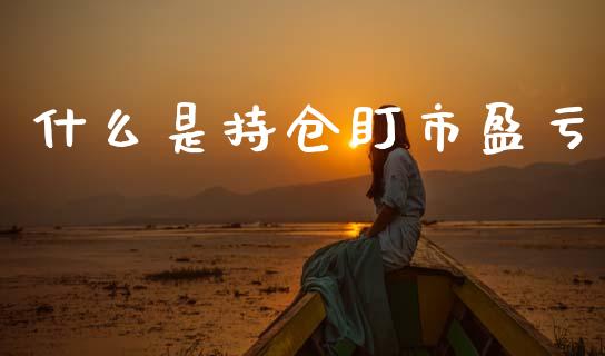 什么是持仓盯市盈亏_https://m.fsyjjx.cn_期货保证金计算_第1张