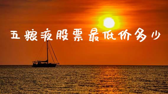 五粮液股票最低价多少_https://m.fsyjjx.cn_期货保证金计算_第1张