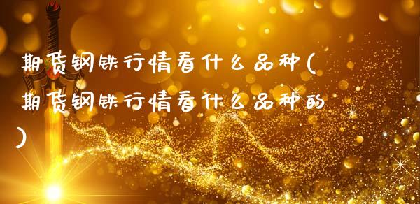 期货钢铁行情看什么品种(期货钢铁行情看什么品种的)_https://m.fsyjjx.cn_期货保证金计算_第1张