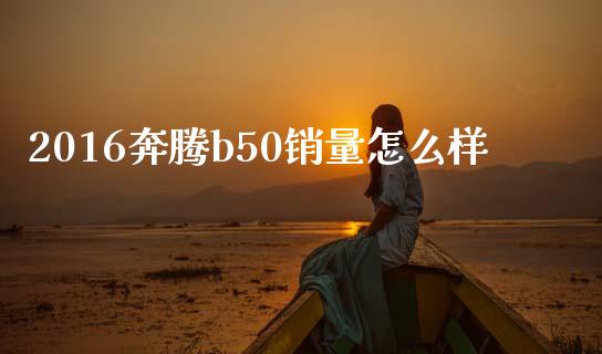 2016奔腾b50销量怎么样_https://m.fsyjjx.cn_股指期货保证金_第1张