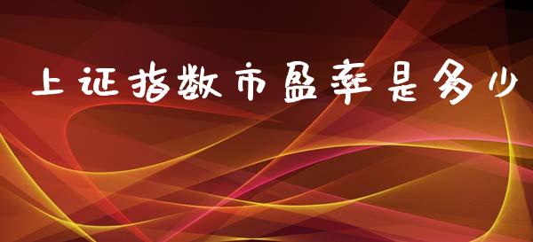 上证指数市盈率是多少_https://m.fsyjjx.cn_期货保证金计算_第1张