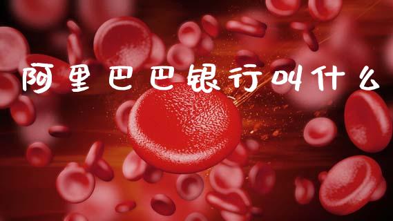 阿里巴巴银行叫什么_https://m.fsyjjx.cn_期货保证金计算_第1张