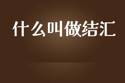 什么叫做结汇_https://m.fsyjjx.cn_期货如何开户_第1张
