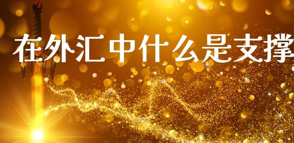 在外汇中什么是支撑_https://m.fsyjjx.cn_股指期货保证金_第1张