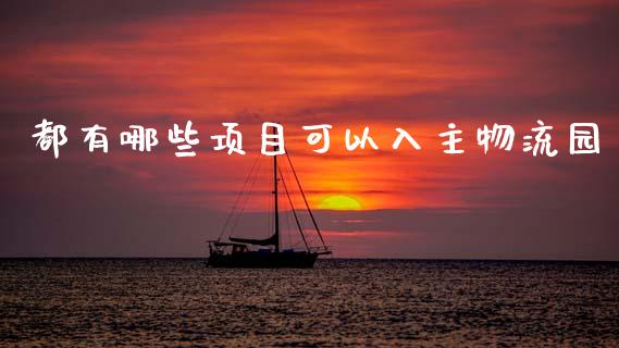 都有哪些项目可以入主物流园_https://m.fsyjjx.cn_期货保证金计算_第1张