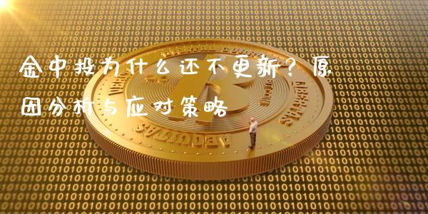 金中投为什么还不更新？原因分析与应对策略_https://m.fsyjjx.cn_期货保证金计算_第1张