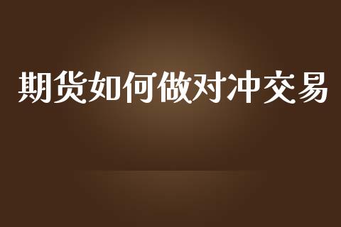 期货如何做对冲交易_https://m.fsyjjx.cn_期货保证金计算_第1张