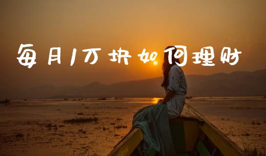 每月1万块如何理财_https://m.fsyjjx.cn_期货如何开户_第1张