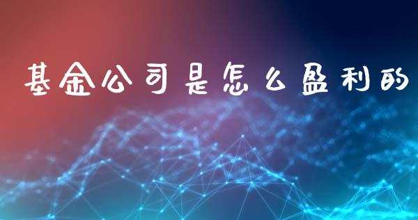 基金公司是怎么盈利的_https://m.fsyjjx.cn_期货保证金_第1张