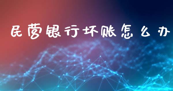 民营银行坏账怎么办_https://m.fsyjjx.cn_股指期货保证金_第1张