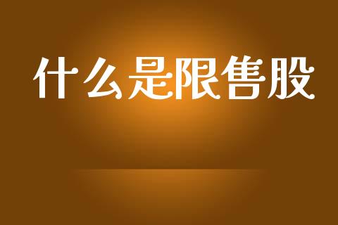 什么是限售股_https://m.fsyjjx.cn_股指期货保证金_第1张