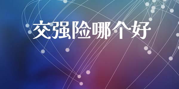 交强险哪个好_https://m.fsyjjx.cn_期货如何开户_第1张