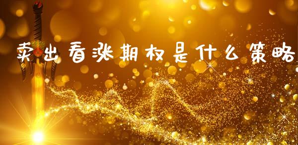 卖出看涨期权是什么策略_https://m.fsyjjx.cn_期货保证金计算_第1张
