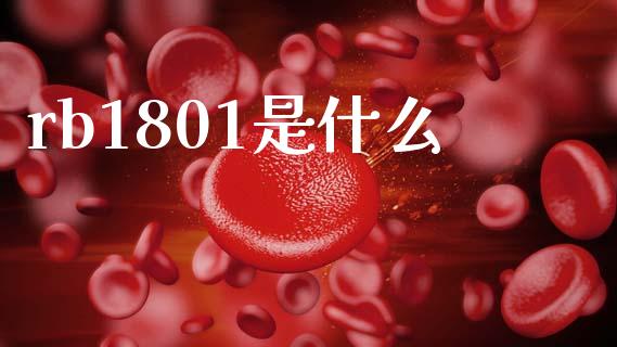 rb1801是什么_https://m.fsyjjx.cn_股指期货保证金_第1张