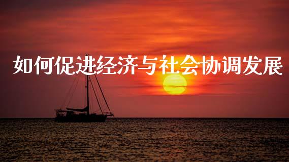 如何促进经济与社会协调发展_https://m.fsyjjx.cn_期货保证金计算_第1张