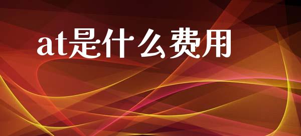 at是什么费用_https://m.fsyjjx.cn_期货保证金_第1张