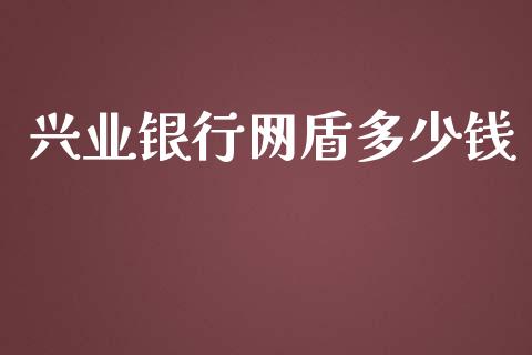 兴业银行网盾多少钱_https://m.fsyjjx.cn_期货保证金计算_第1张