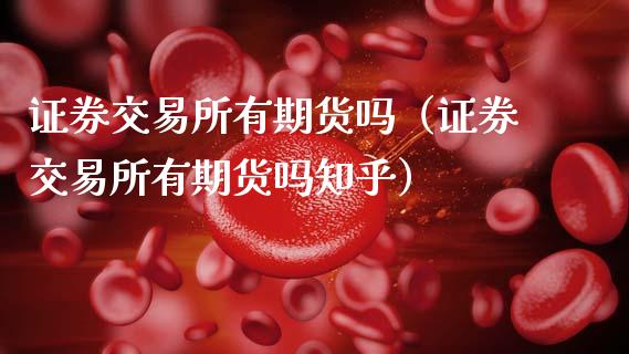 证券交易所有期货吗（证券交易所有期货吗知乎）_https://m.fsyjjx.cn_股指期货保证金_第1张